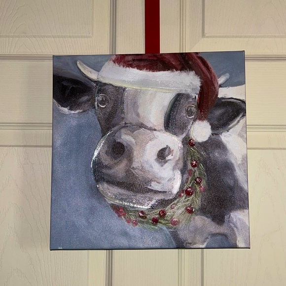 Kirklands Wall Decor Cow Painting Poshmark